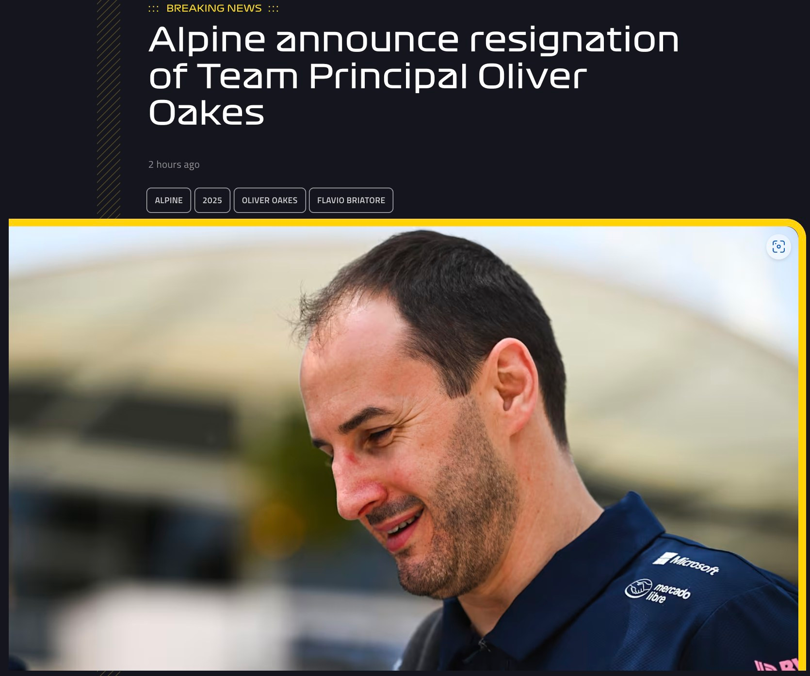 蛤？Breaking：Alpine F1 陣前換將…但走的是車隊經理