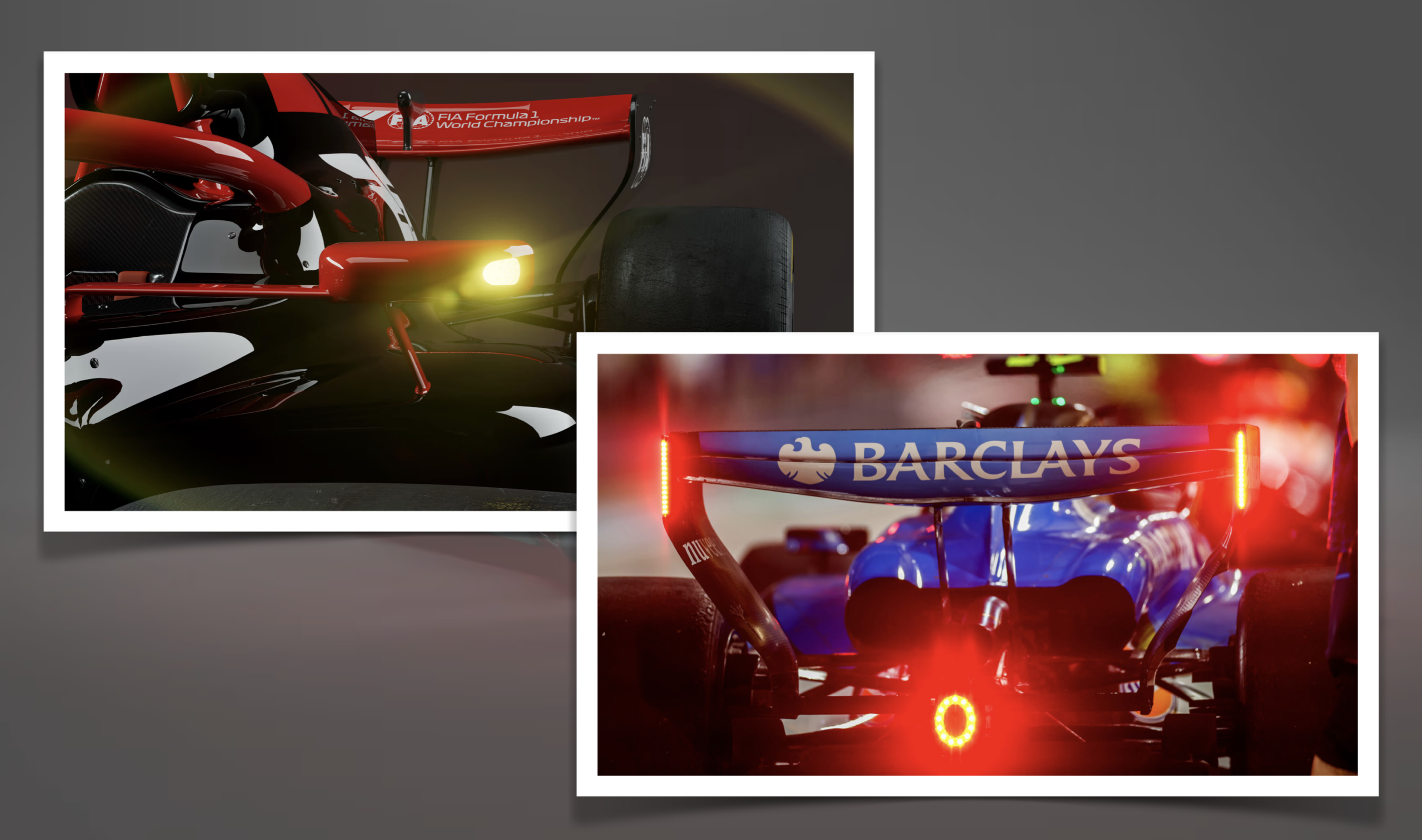 F1 賽車上的新燈光